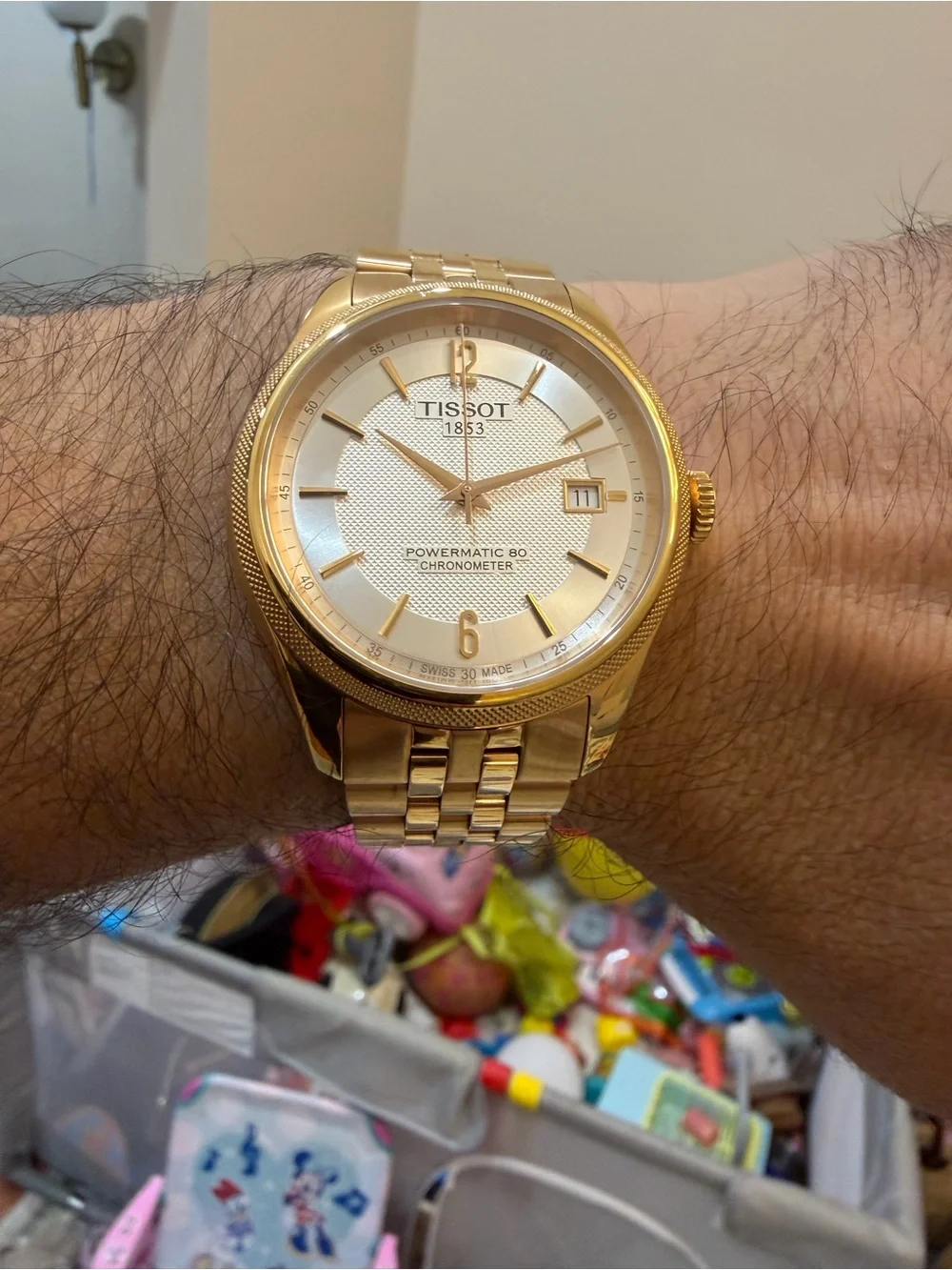 Tissot Ballade Powermatic 80 COSC Men's Watch Rose Gold Automatic T1084083303700